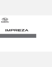 SUBARU IMPREZA GU 2023-2024 OWNERS MANUAL IN ENGLISH